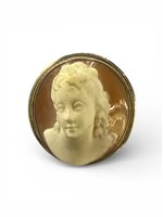 Brosche Mandile 1922 Dame Cammei antichi in Silber Conchiglia 2MSPCM6